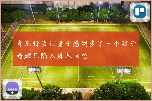 鲁尼行为让妻子感到多了一个孩子婚姻已陷入麻木状态